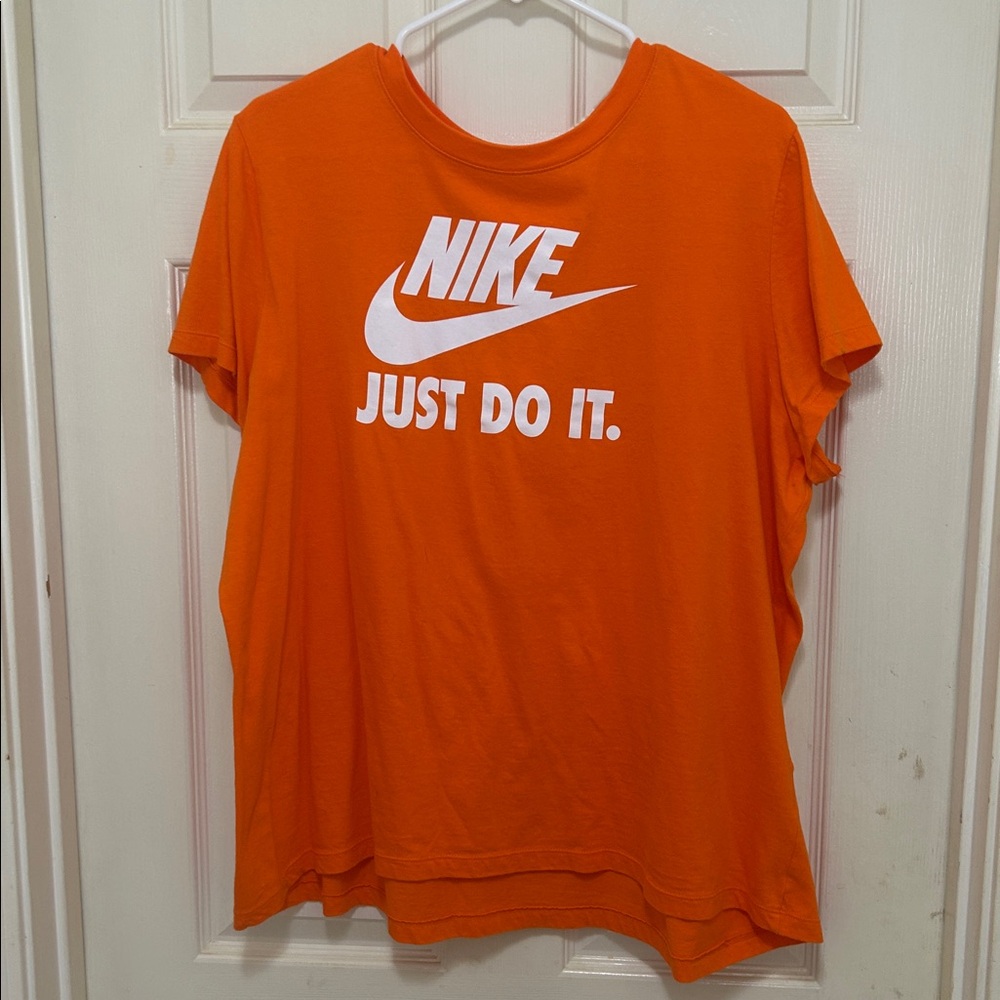 Nike Just Do It The Nike Tee,  ORANGE